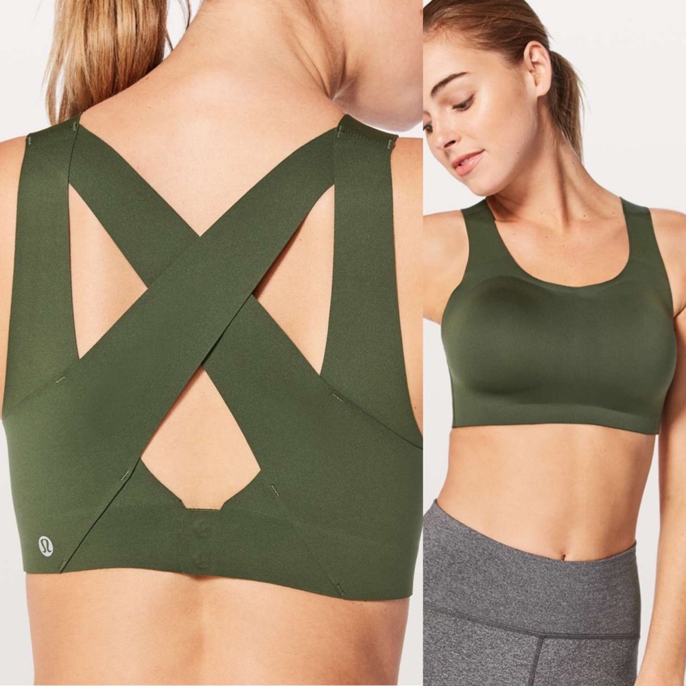 lululemon | Enlite Bra Pesto / Green